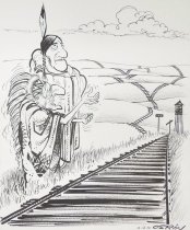 'Iron horse sick.. Someday my son, all this will be yours.. Again.'